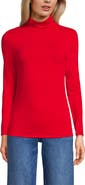 Lands' End Lightweight Jersey Long Sleeve Turtleneck