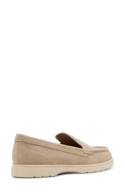 Blondo Alex Waterproof Moc Toe Loafer In Almond Suede