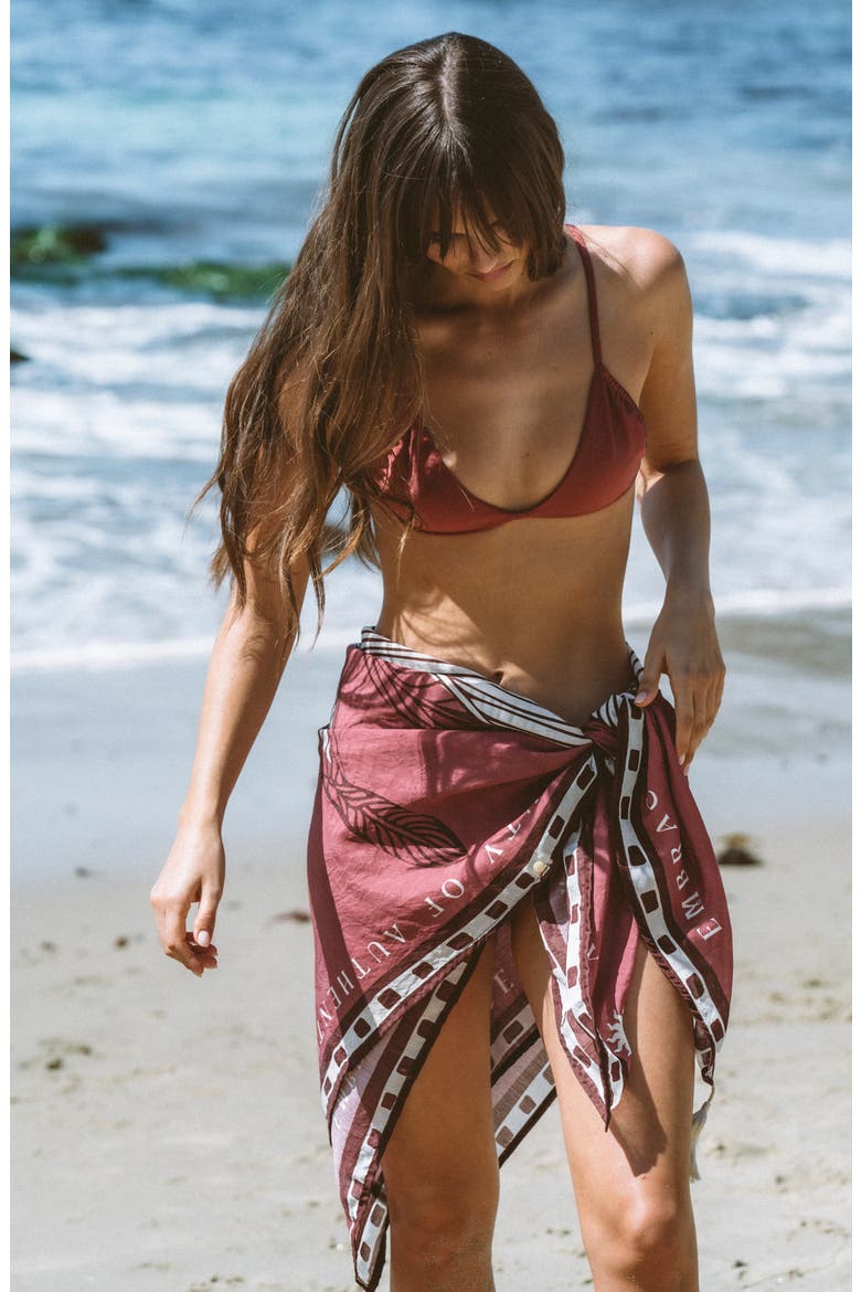 Tropical Wine The Must Cover-Up Pareo, Alternate, color, TROPICAL WINE