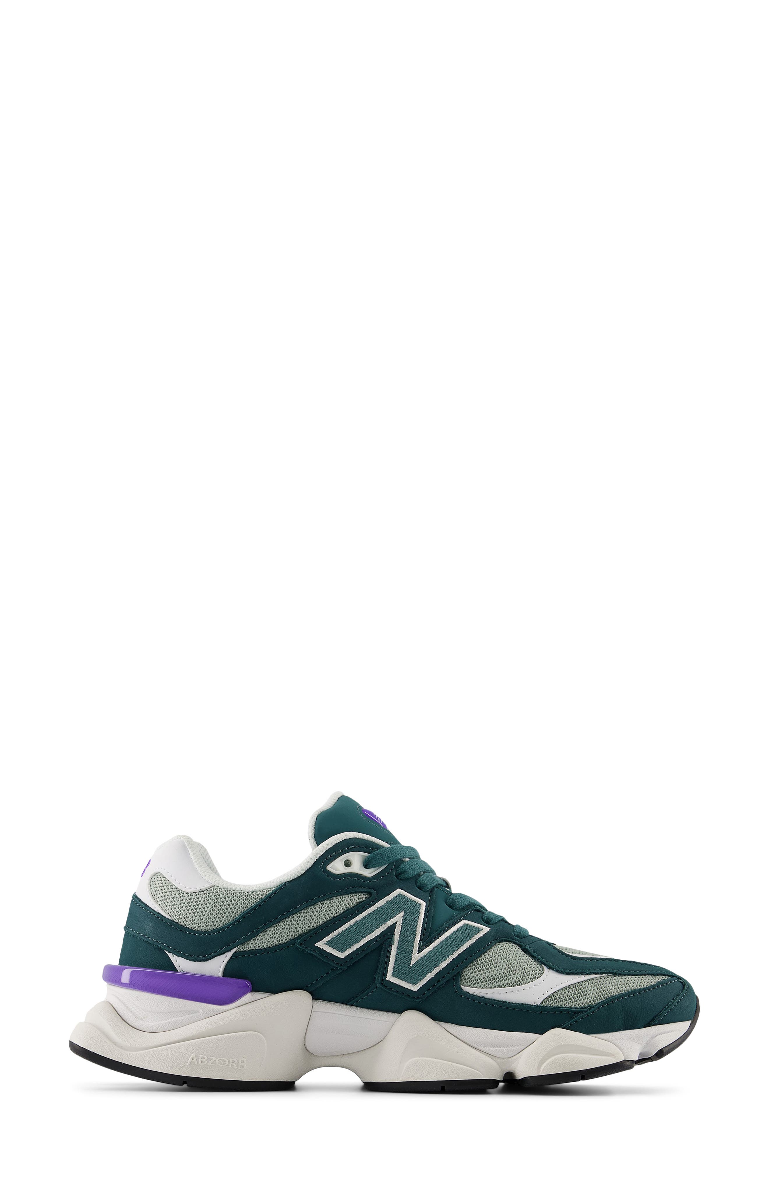 New Balance Gender Inclusive 9060 Sneaker, Alternate, color, New Spruce/ Electric Indigo