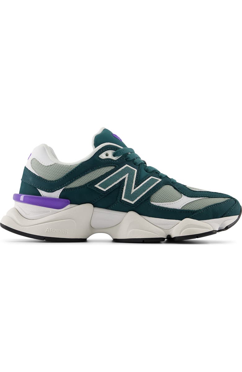 New Balance Gender Inclusive 9060 Sneaker, Alternate, color, New Spruce/ Electric Indigo