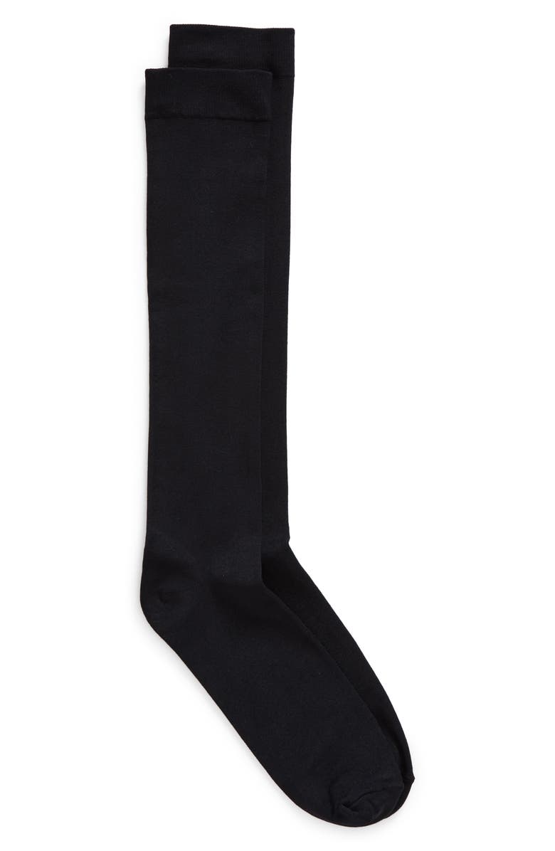Nordstrom Opaque Mid Calf Socks, Alternate, color, 