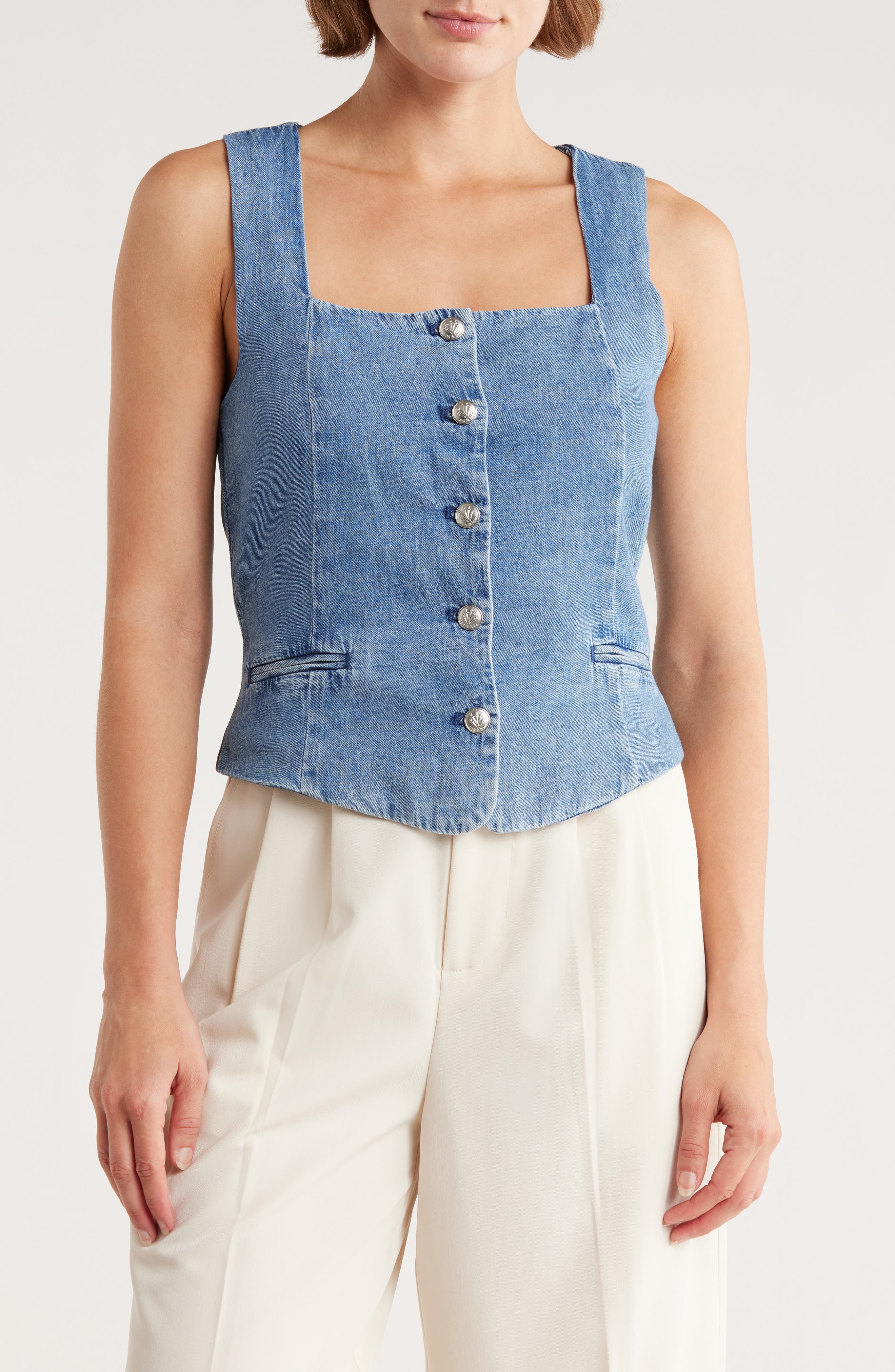 rag & bone Seraphina Denim Vest