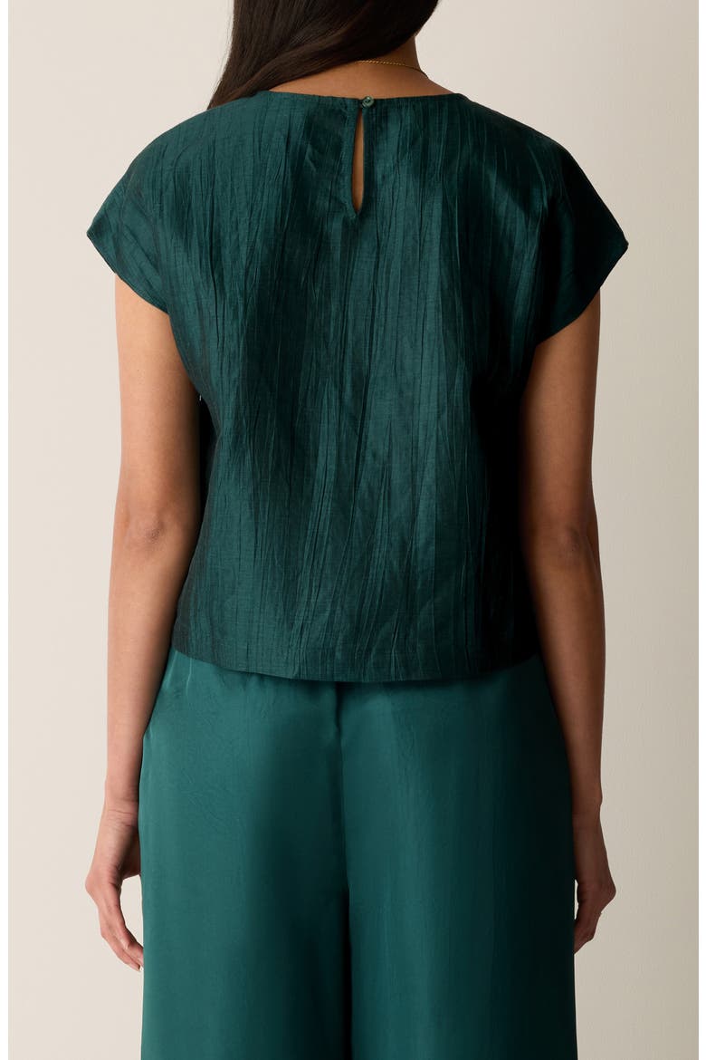 Round Neck Square Top, Alternate, color, KELP
