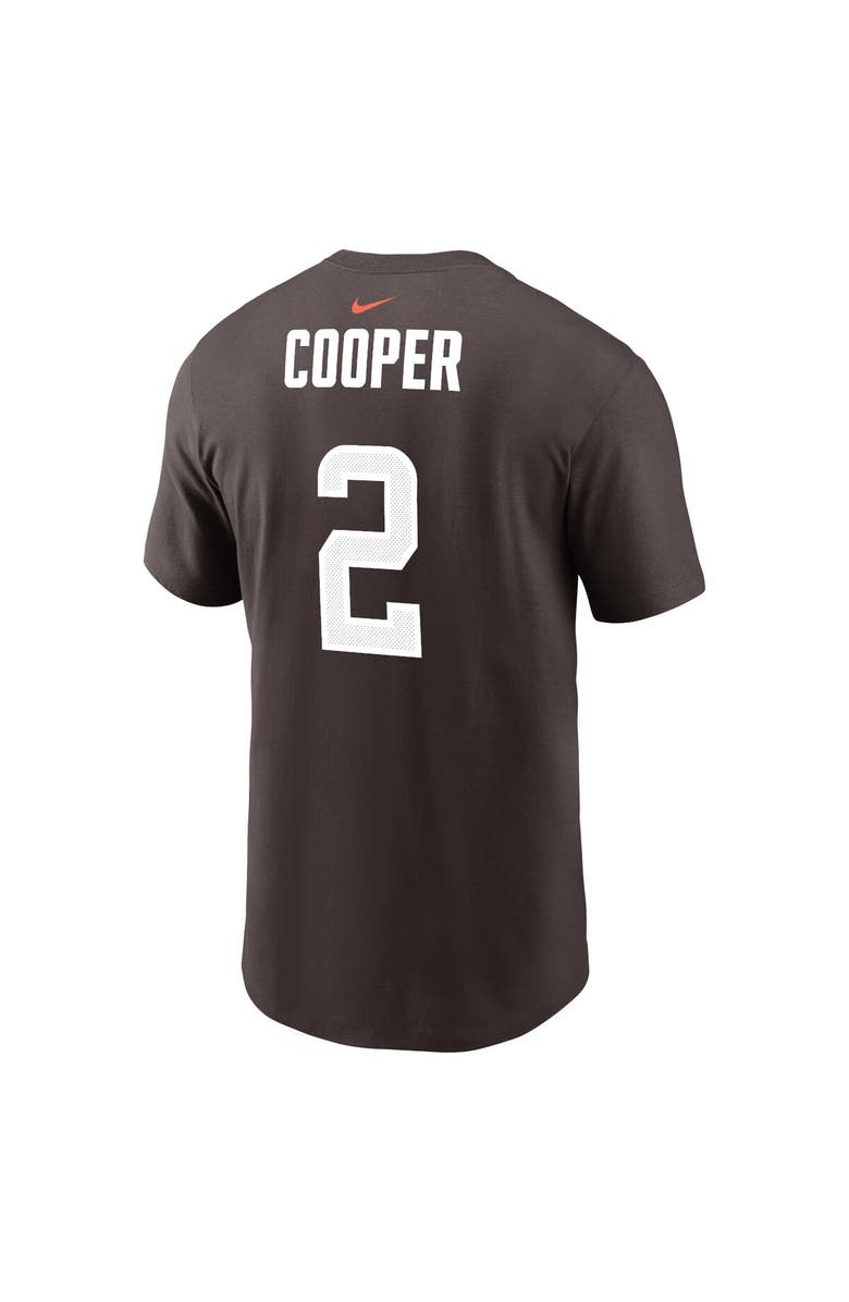 Nike Men's Nike Amari Cooper Brown Cleveland Browns Player Name & Number T-Shirt, Alternate, color, 
