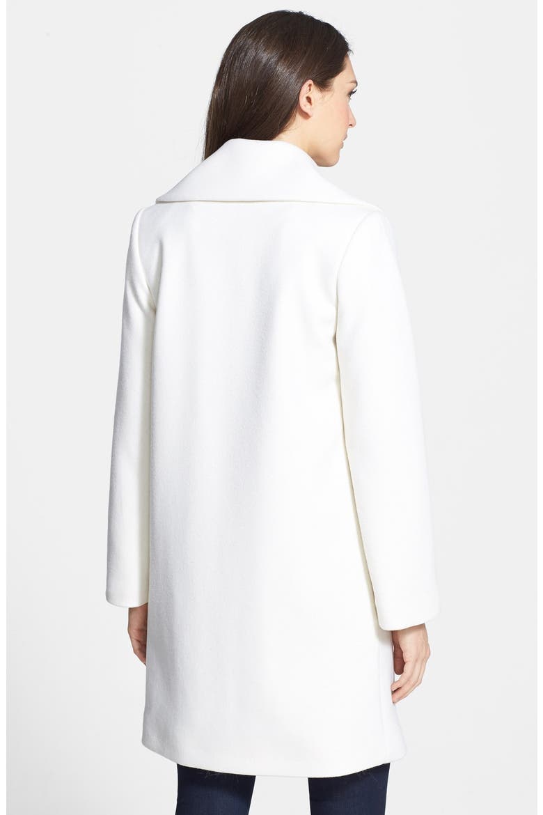 'Claire' Wool Blend Coat, Alternate, color, IVORY