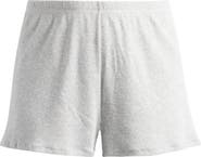 SKIMS Stretch Cotton Rib Loose Shorts