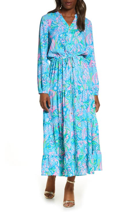 Cori Long Sleeve Stretch Shirtdress