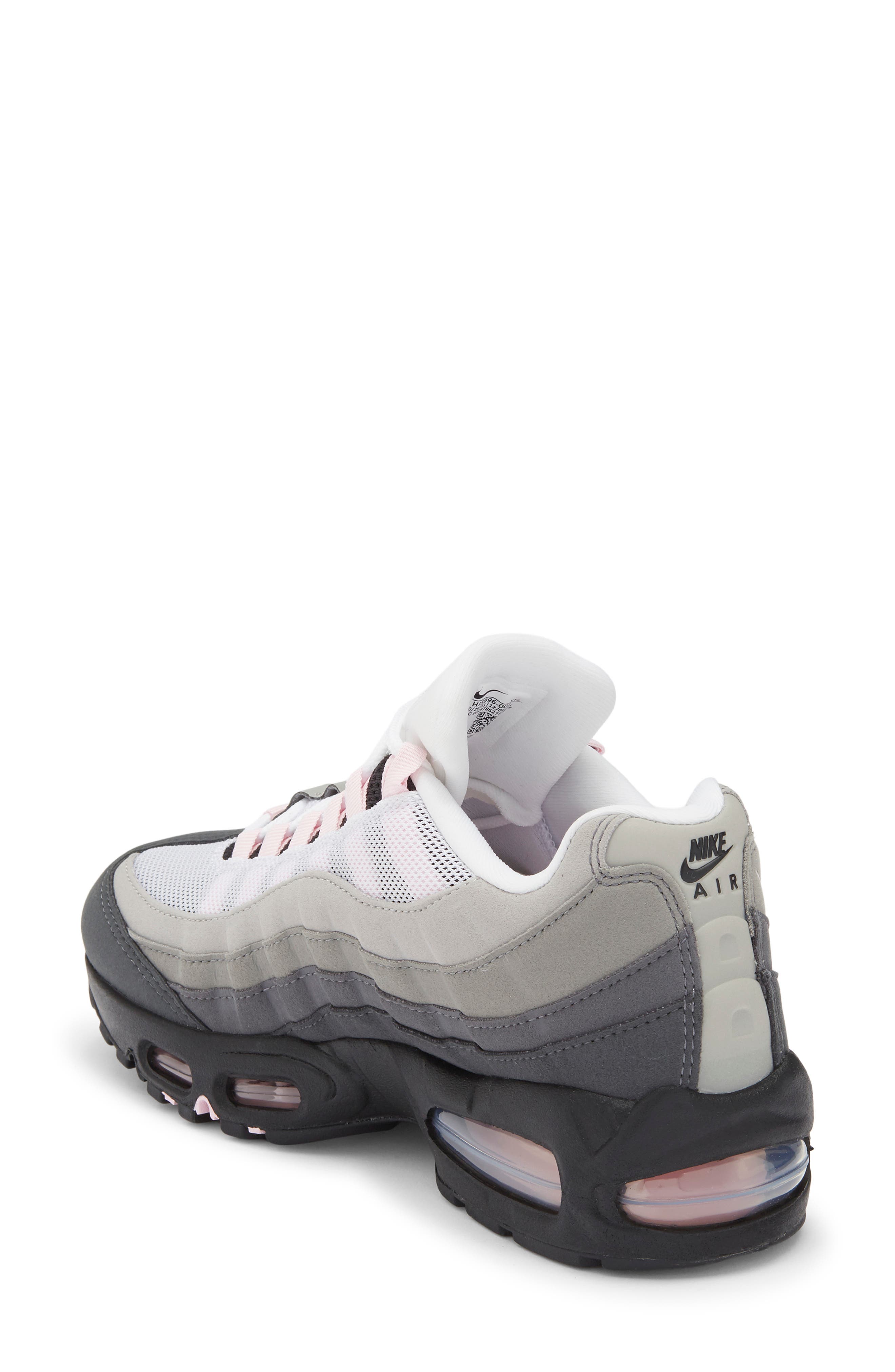 Nike Air Max 95 Big Bubble Sneaker, Alternate, color, Black/ Pink/ White/ Silver
