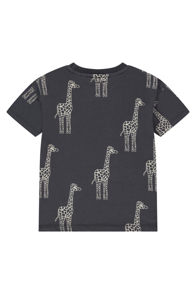Giraffe Graphic T-Shirt, Alternate, color, Dark Grey