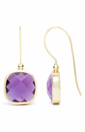 SAACHI Cushion Stone Drop Earrings
