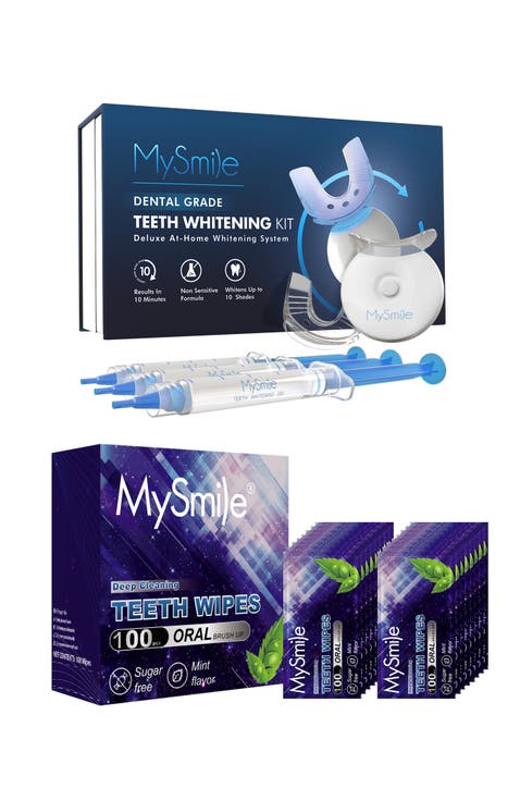Original Teeth Whitening Kit With Teeth Wipes Double Pack