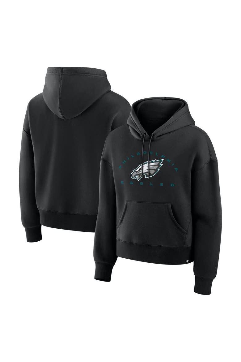 Women's Fanatics Black Philadelphia Eagles Eligible Receiver Legacy Pullover Hoodie, Main, color, Black