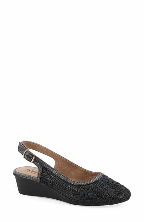 CLIFFS BY WHITE MOUNTAIN Borris Slingback Wedge