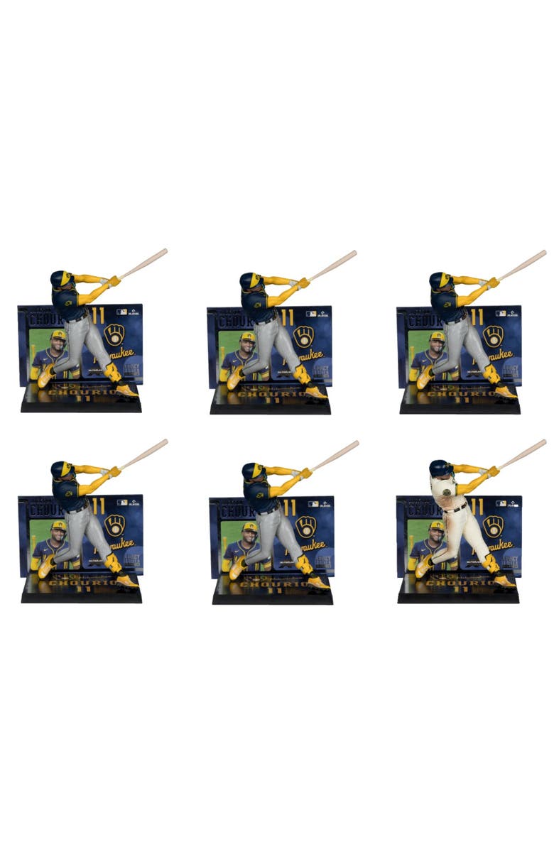 McFarlane Jackson Chourio (Milwaukee Brewers) McFarlane MLB 7" Figure Figure Lot of (6) w/CHASE, Main, color, Multi-Color