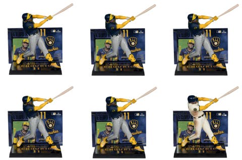 Jackson Chourio (Milwaukee Brewers) McFarlane MLB 7" Figure Figure Lot of (6) w/CHASE