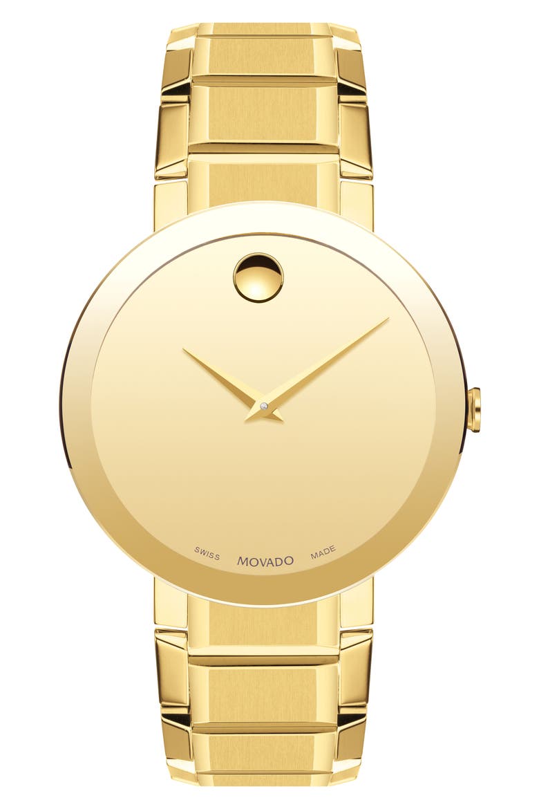 Sapphire Bracelet Watch, 39mm, Main, color, GOLD MIRROR