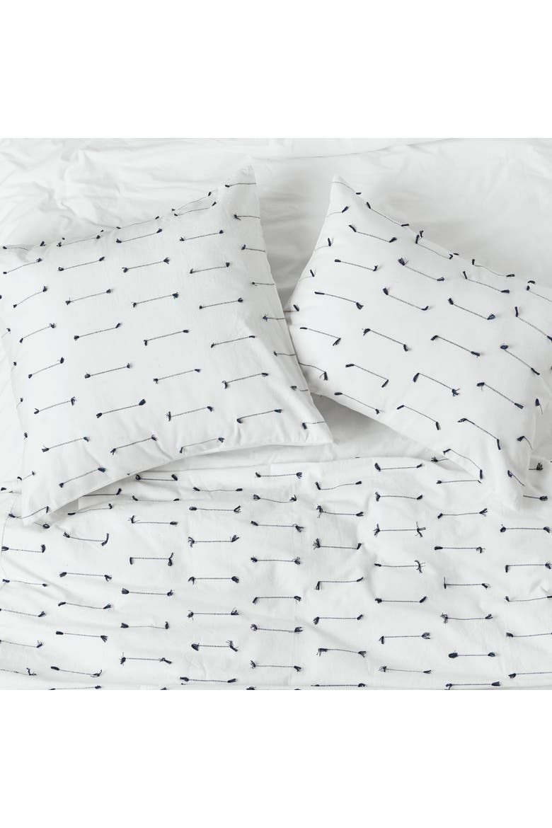 Mel Pillow Sham Collection, Alternate, color, White