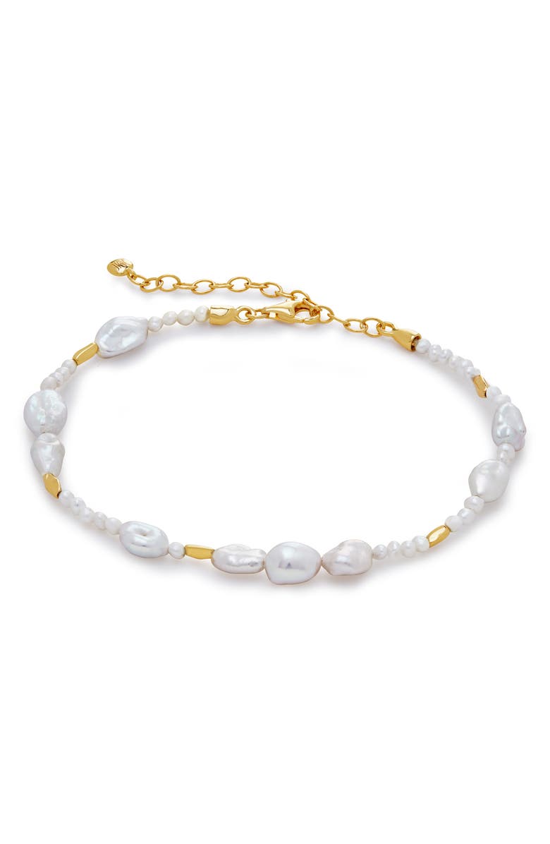 Monica Vinader Pearl Scatter Bracelet, Main, color, 