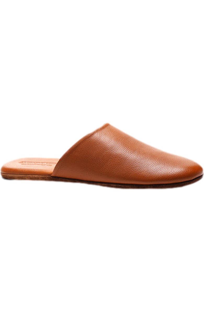 Anthony Veer Clark House Slippers, Main, color, Tan Pebble Leather