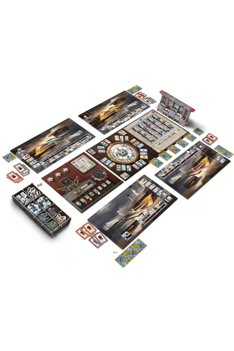 Shipyard 2nd Edition - Strategy Board Game, 19th Century Shipbuilding, Economic & Worker Placement, Age 14+, 1-4 Players, 90-120 Min, Alternate, color, Multicolored