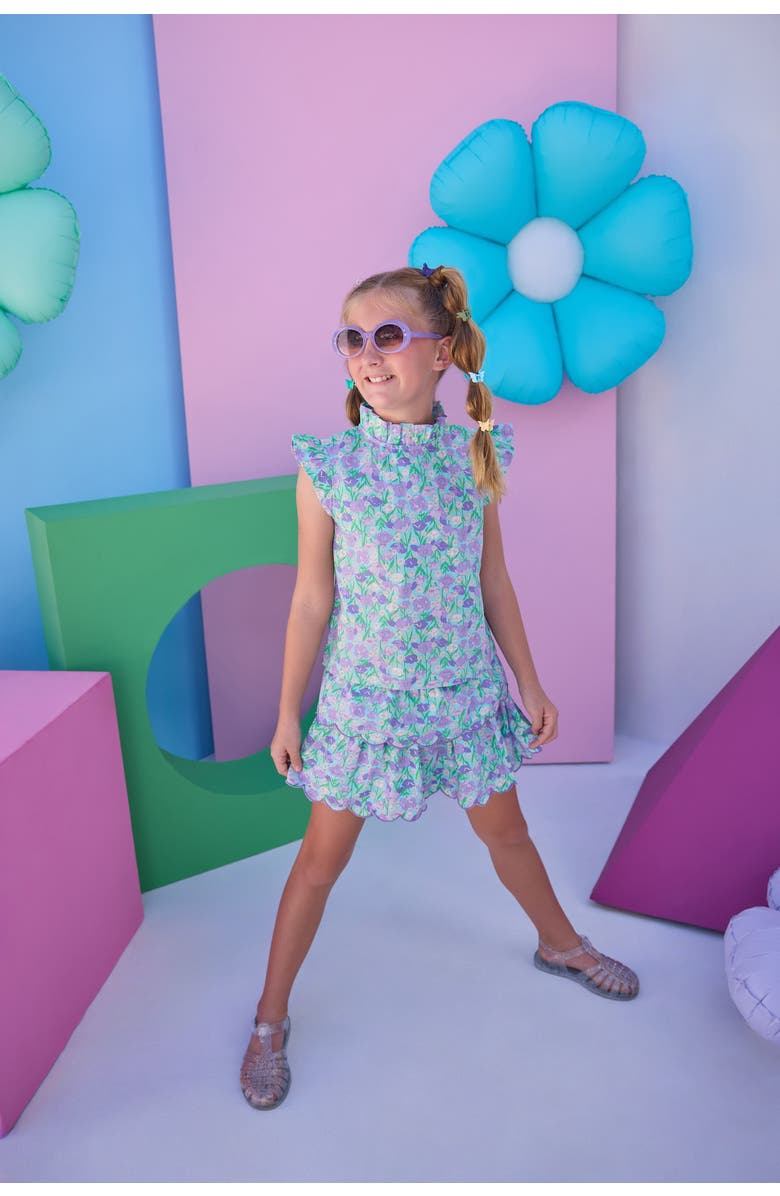 BISBY Kids' Floral Tinsley Top, Alternate, color, Tillies Tulips