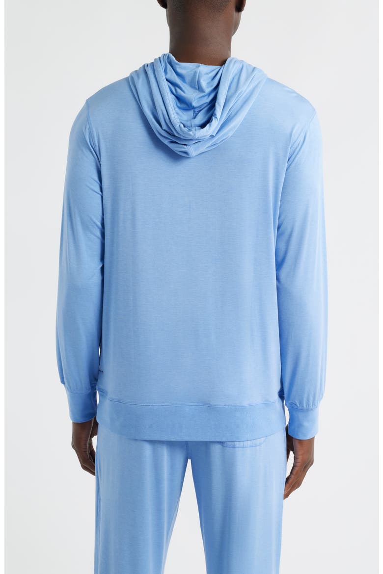 Sleek Pajama Hoodie, Alternate, color, WHISPER BLUE