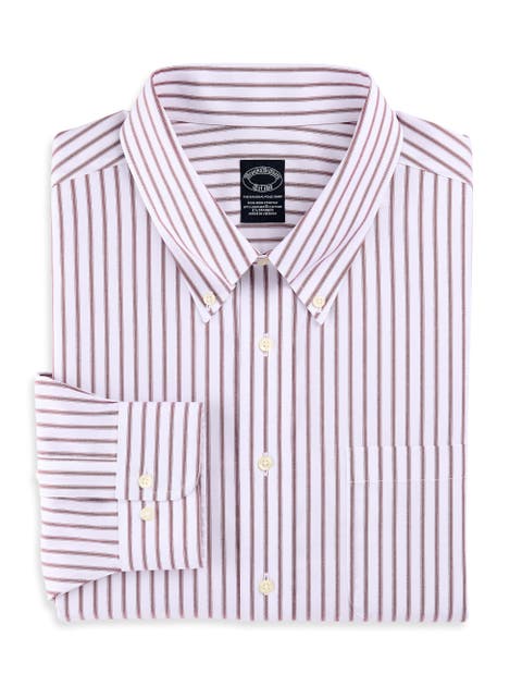Non-Iron Striped Dress Shirt