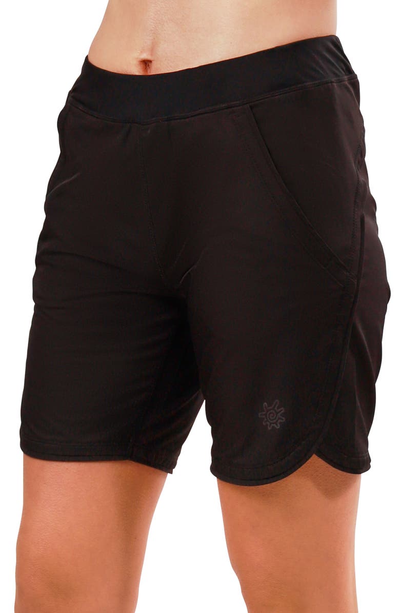 UV Skinz Hybrid Active Shorts, Alternate, color, Black