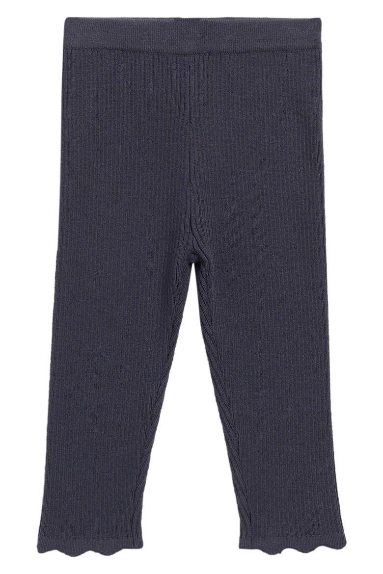 Kids' Ribbed Leggings, Main, color, NAVY