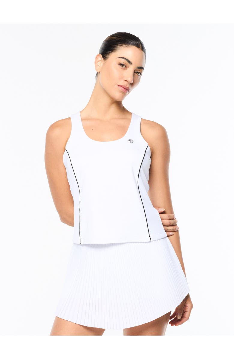 Sergio Tacchini Tessa Scoop Neck Tank, Main, color, Brilliant White