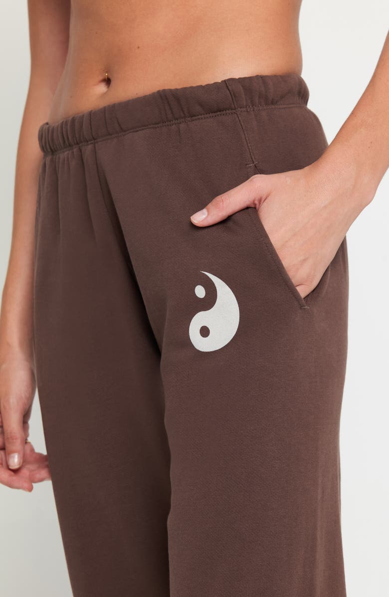 Spiritual Gangster Yin Yang Sol Sweatpants, Alternate, color, 
