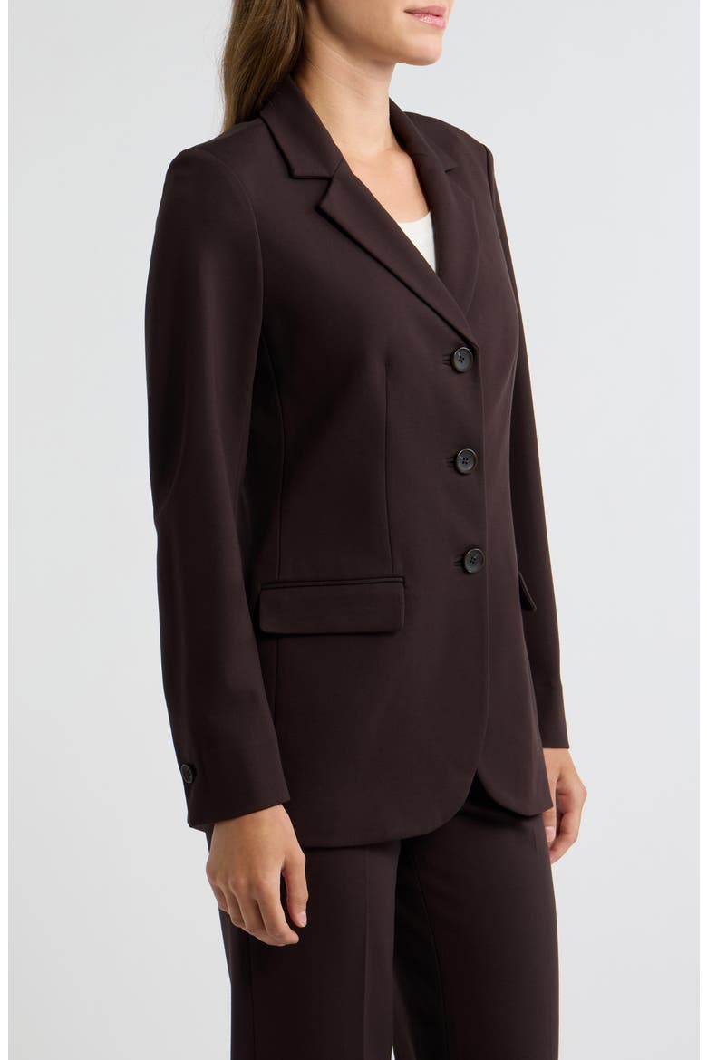 Three Button Blazer, Alternate, color, DEEP MAHOGANY