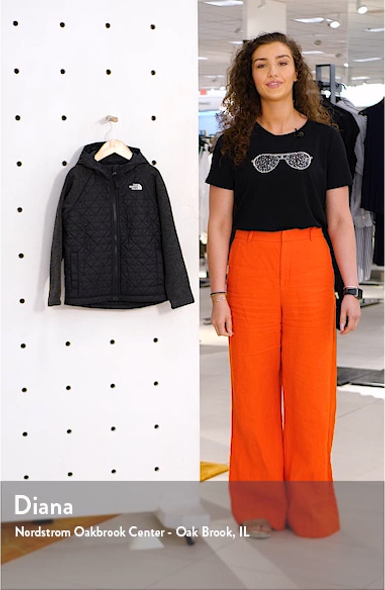 Water Repellent Quilted Sweater Fleece Jacket, sales video thumbnail