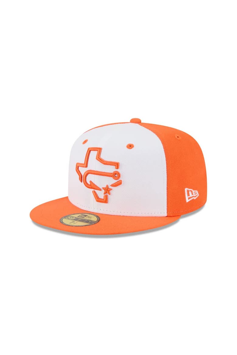Men's New Era  White Corpus Christi Hooks Theme Nights 59FIFTY Fitted Hat, Main, color, White