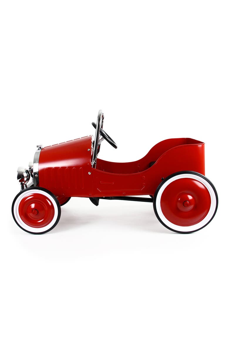 Baghera Classic Pedal Car Ride-On, Alternate, color, Glossy Red