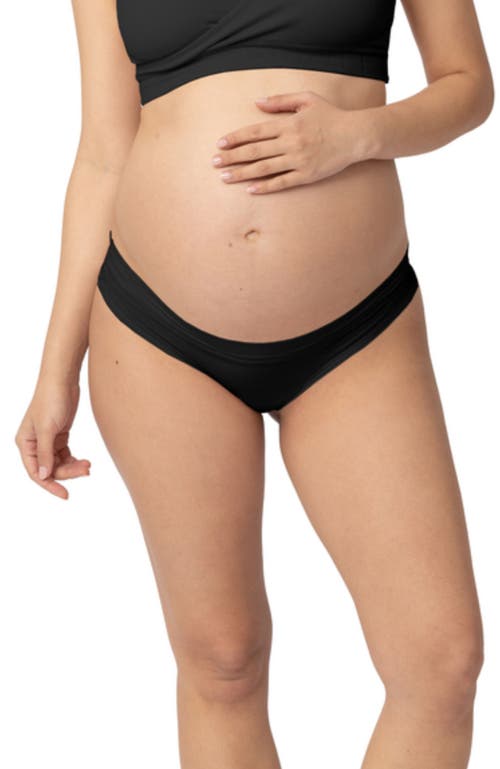Kindred Bravely Grow With Me Hipster Maternity Briefs In Black