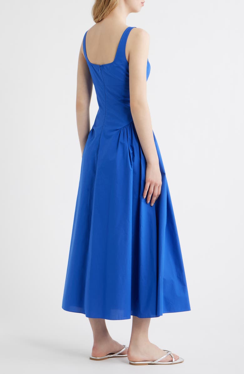 Faithfull the Brand Marcella Midi Dress, Alternate, color, Cobalt