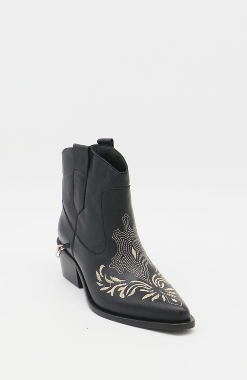 Stivali New York Joy Western Cowboy Booties In Multi