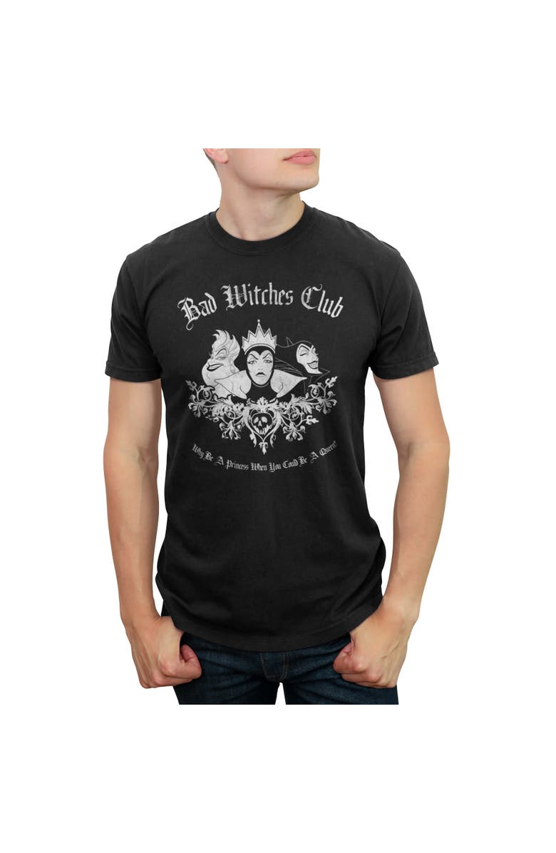 Disney Princesses Men's Disney Princesses Bad Witches Club Graphic T-Shirt, Main, color, Black
