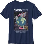 NASA Boy's NASA Telescope and Spacecraft Graphic T-Shirt