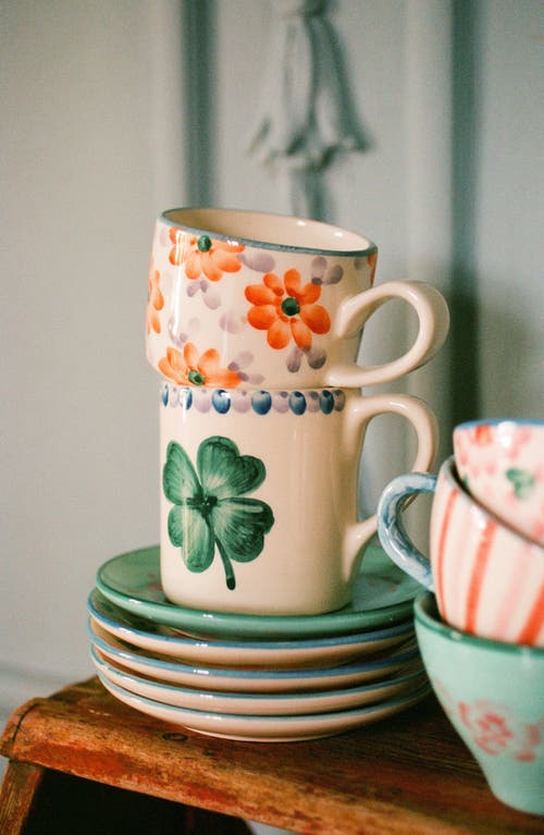Rice By Rice Hand-painted Ceramic Mug