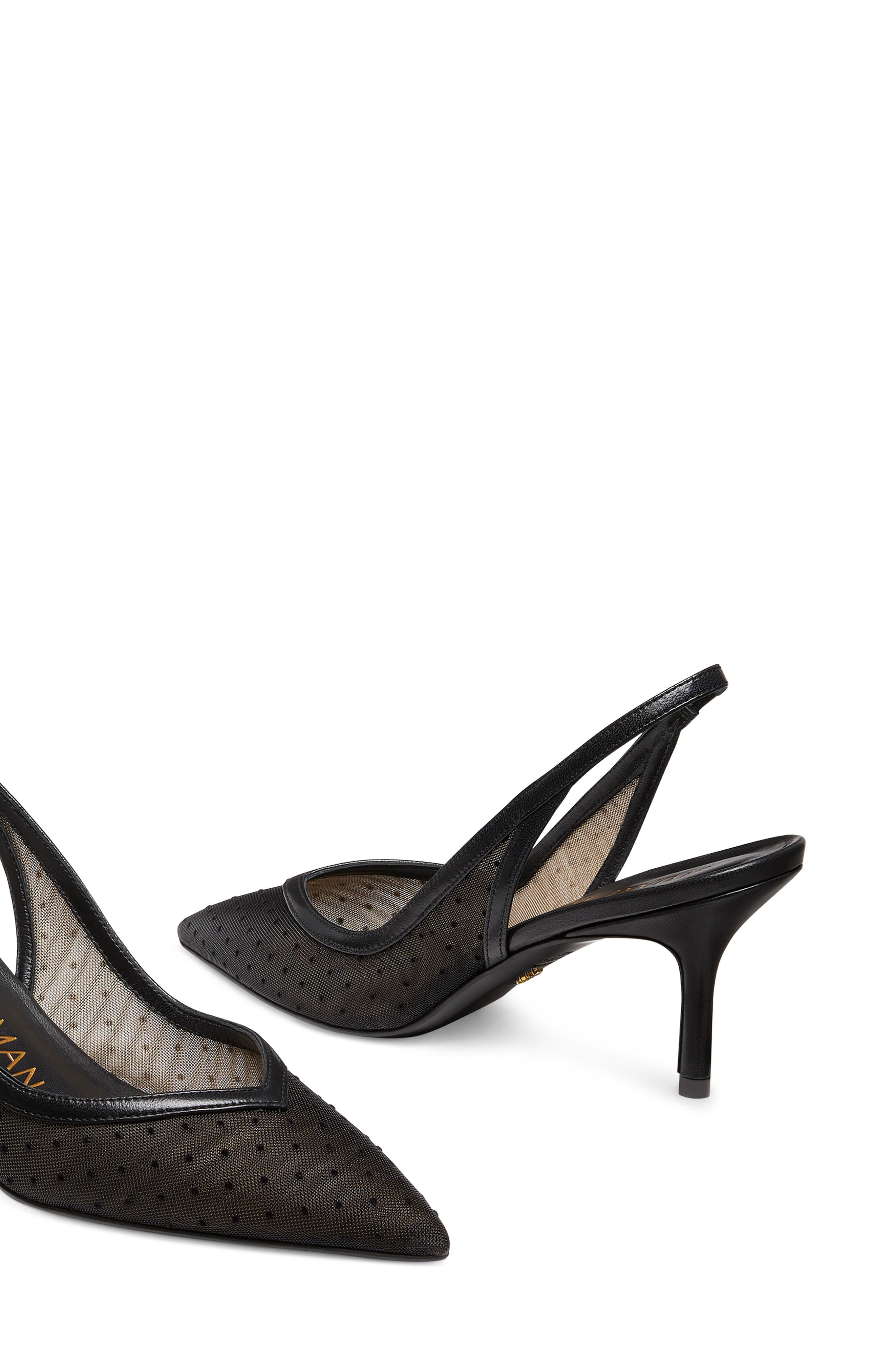 Stuart Weitzman Eva 75 Pointed Toe Slingback Pump, Alternate, color, 