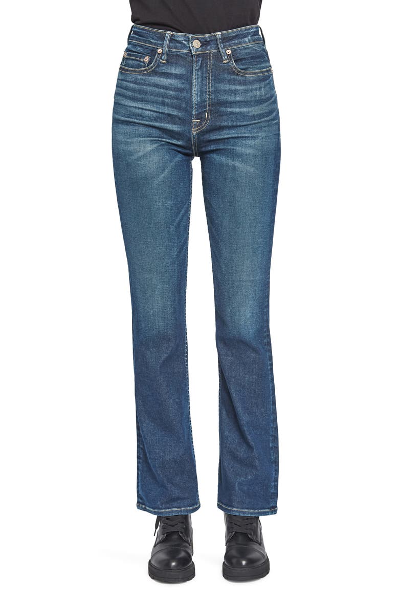 Celine Bootcut Jeans, Main, color, GREENWICH
