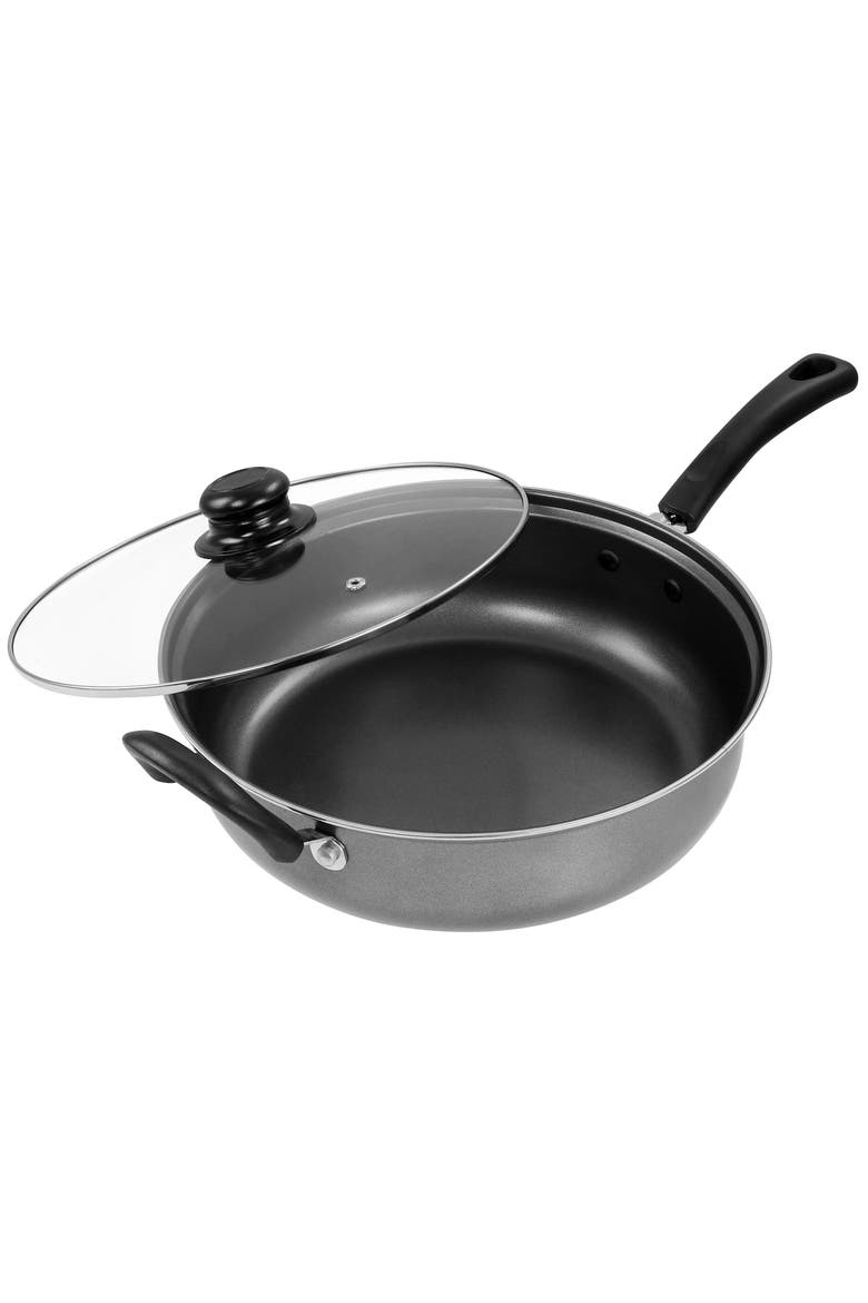 Everyday 11 Inch Highberry Chicken Fryer with Lid, Alternate, color, Grey