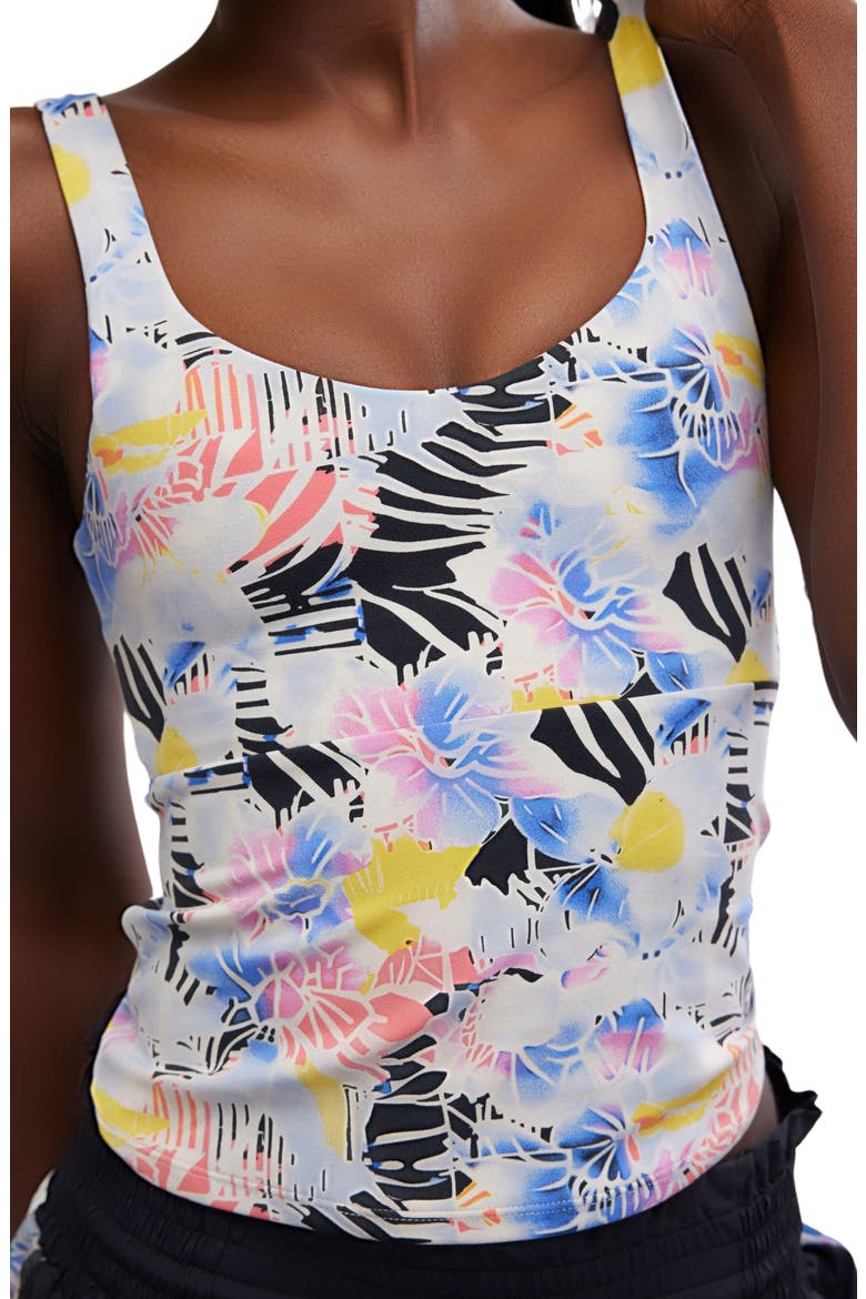 FP Movement Never Better Long Tank, Alternate, color, MYSTIC FLORAL COMBO