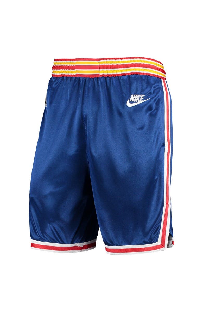 Nike Men's Nike Royal/White Golden State Warriors 2021/22 Classic Edition Warriors Origins Swingman Performance Shorts, Alternate, color, 