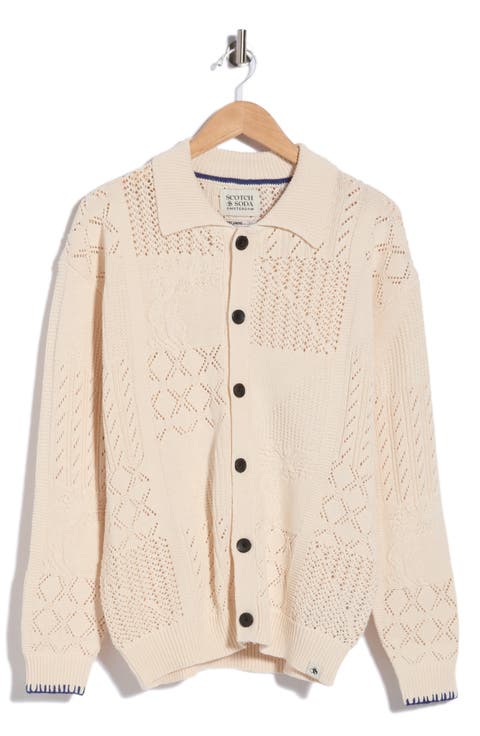 Multi Stitch Knit Cardigan