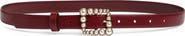 NORDSTROM RACK Faux Pearl Buckle Belt