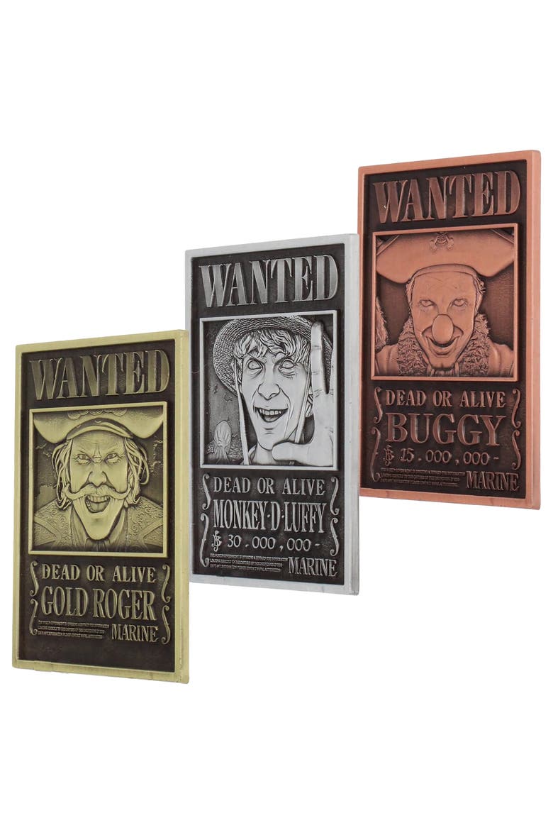 Digiplate Starter Pack One Piece, Wanted Posters, Alternate, color, Multicolored